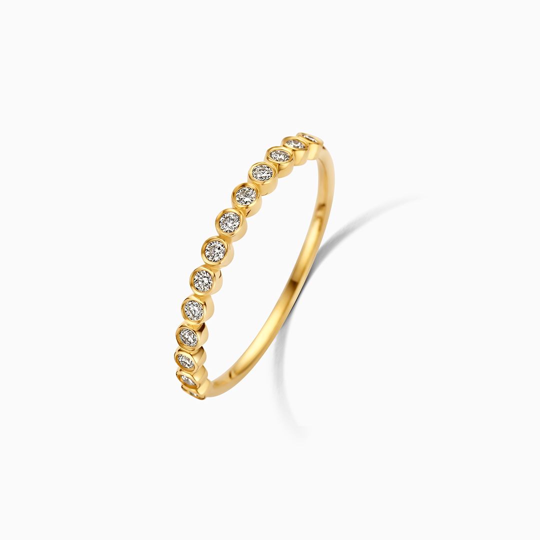 Vestiva | Diamant blåser i guld