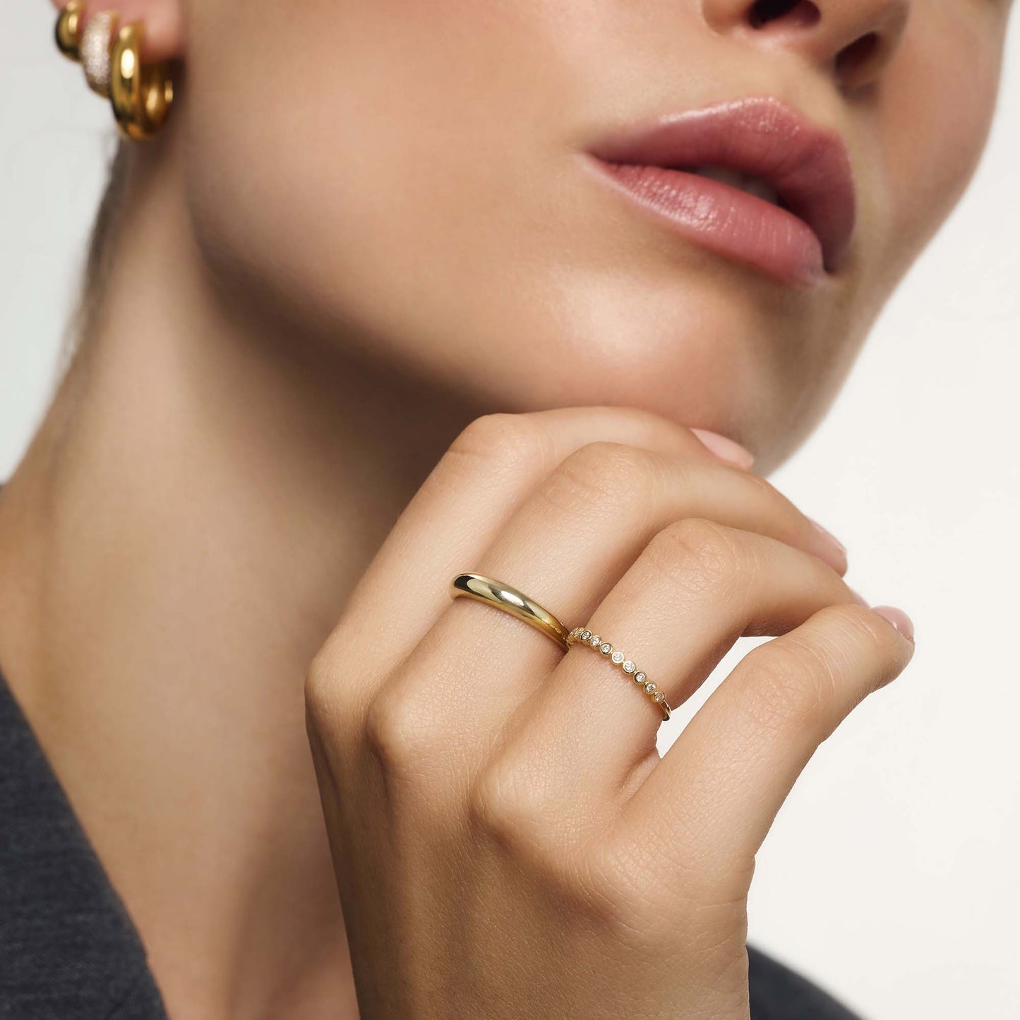 Vestiva | Diamant blåser i guld