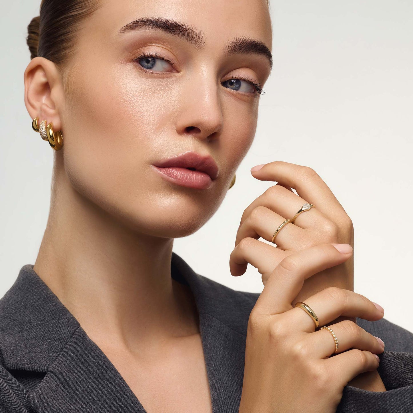 Vestiva | Diamant blåser i guld