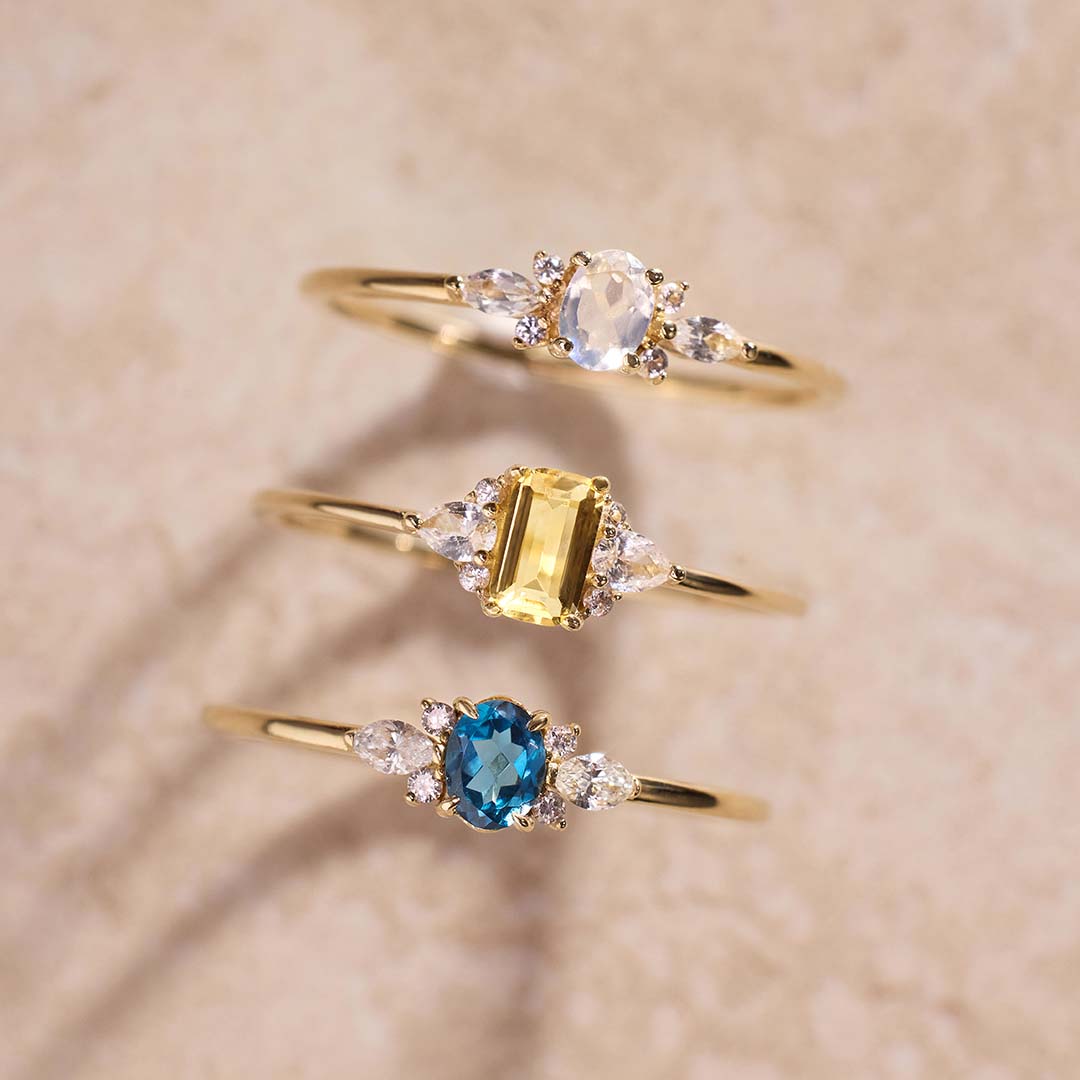 Vestiva | Månsten Muse ring i guld