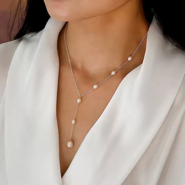 Vestiva | Hängande pärlhalsband