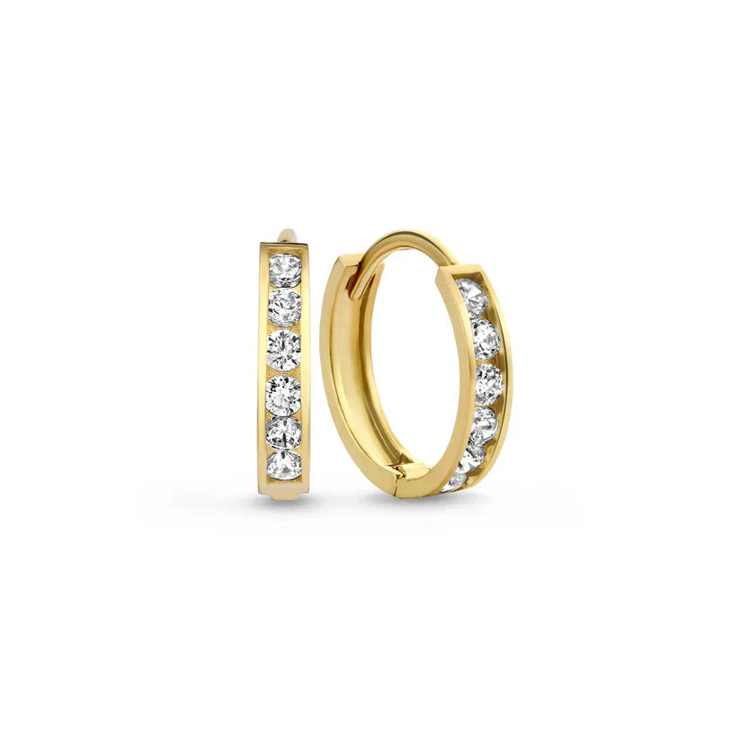 Vestiva | Dara Brillane hängande set i guld