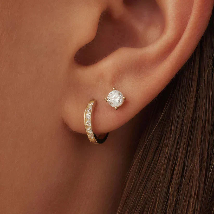 Vestiva | Dara Brillane hängande set i guld