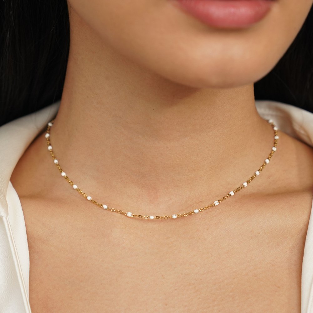 Vestiva | Ren Vit pärlhalsband