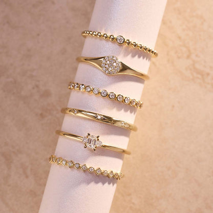 Vestiva | Diamant blåser i guld