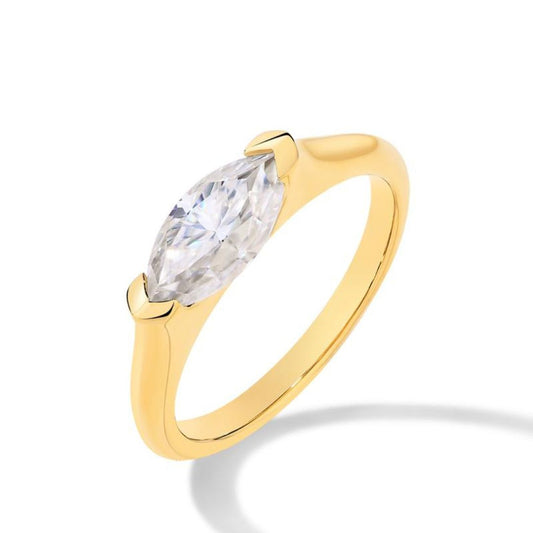 Vestiva | Hailey Playa tunn ring i guld