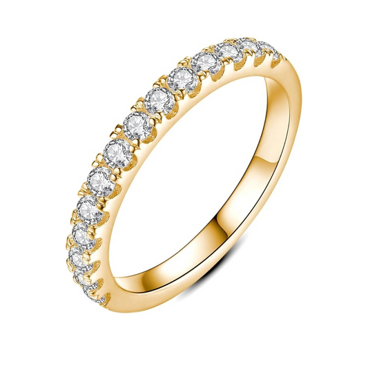Vestiva | Moissanit vinjettring i guld