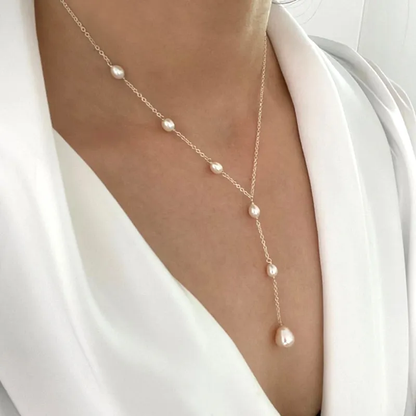 Vestiva | Hängande pärlhalsband 