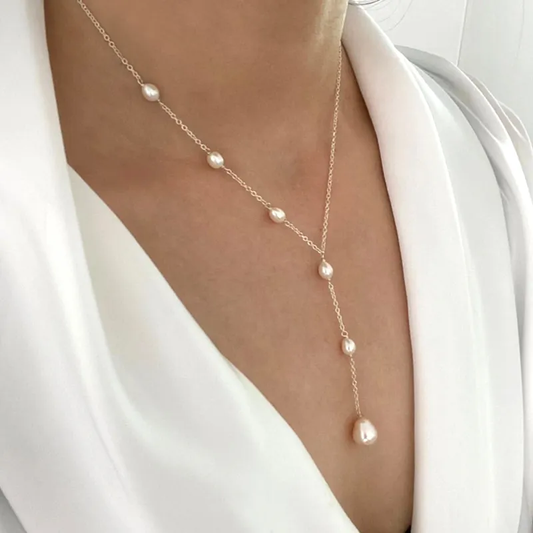 Vestiva | Hängande pärlhalsband 