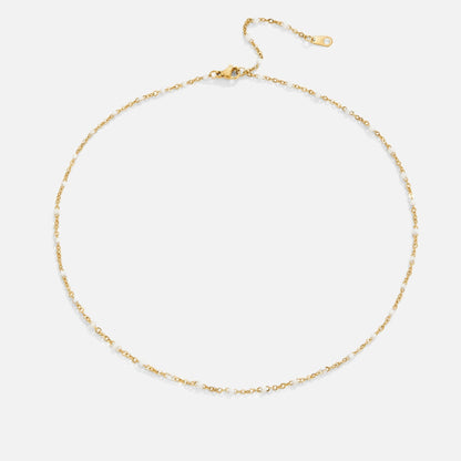 Vestiva | Ren Vit pärlhalsband